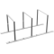 Bicycle rack - row arrangement | lean-on hoop made of steel tube 50 x 12 mm | hot-dip galvanized | for 3 bicycles